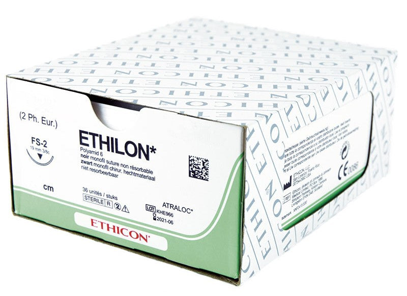 F2435H Ethilon Noir (x36) USP : 4/0